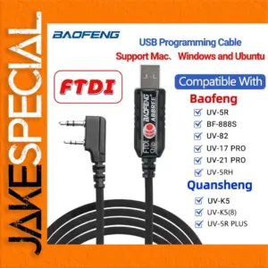 Baofeng FTDI USB Programming Cable for Radios