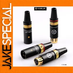 VIABLUE T6S XLR Connectors Set 4-Pack