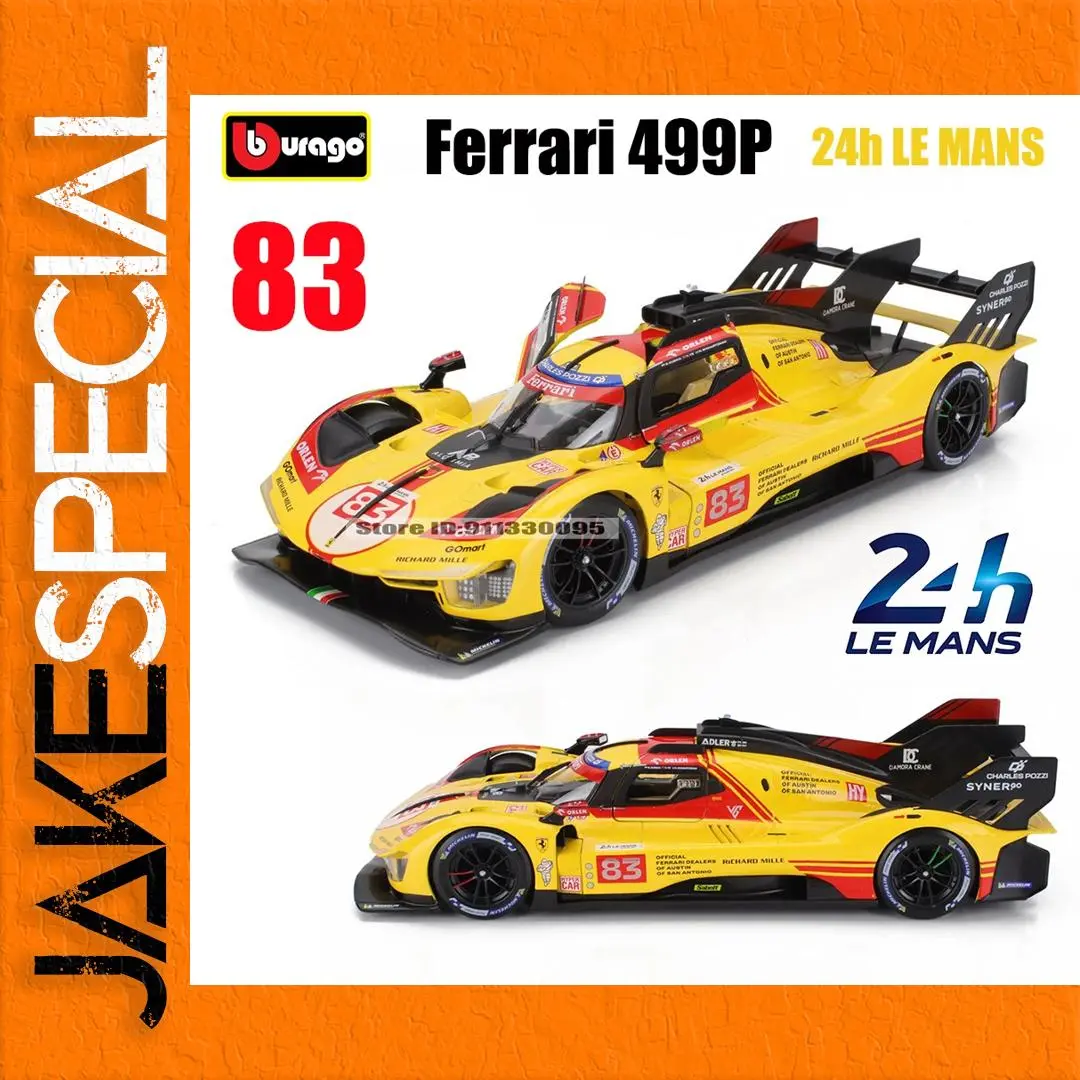 Bburago 1:18 Scale Ferrari 499P Model 1 Bburago 1:18 Scale Ferrari 499P Model