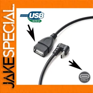 USB Type C to USB A OTG Adapter 30cm