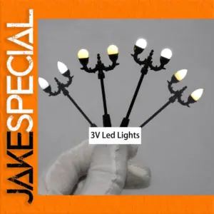 Set of 6 Miniature 3V Garden Lamps