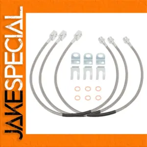 Extended Stainless Steel Brake Lines for Jeep