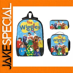 The Wiggles 3-Piece School Bag Set