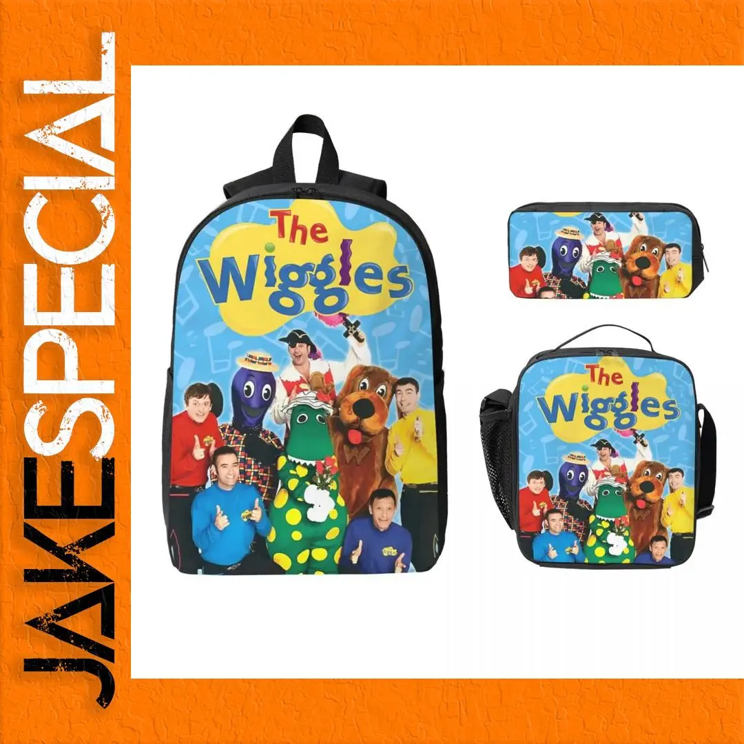 The Wiggles 3-Piece School Bag Set 1 The Wiggles 3-Piece School Bag Set