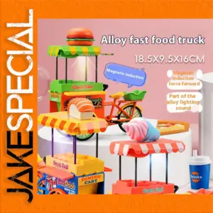 1:10 Scale Vibrant Fast Food Truck Model