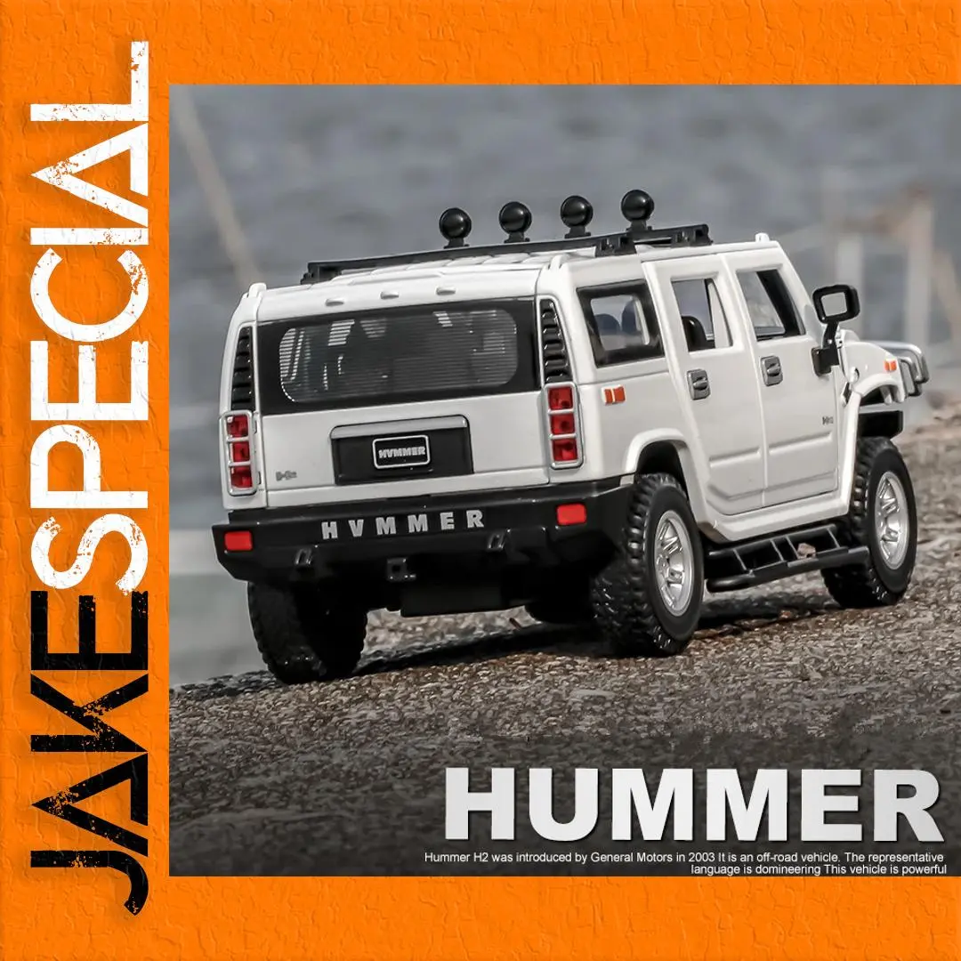 1/24 Scale Hummer H2 Diecast Model Vehicle 1 1/24 Scale Hummer H2 Diecast Model Vehicle