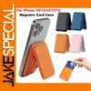 Magnetic Leather Wallet Case for iPhone Models