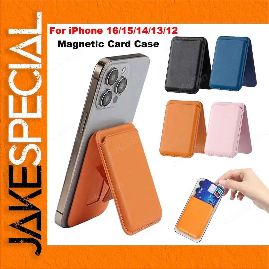 Magnetic Leather Wallet Case for iPhone Models 1 Magnetic Leather Wallet Case for iPhone Models
