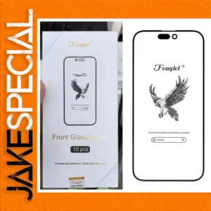 Feaglet 1:1 Outer Glass for iPhone Models, 10 Pack