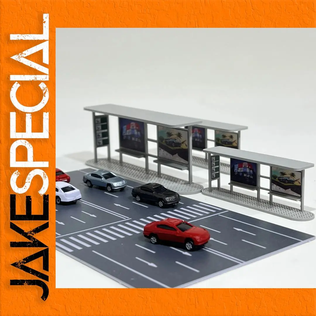 Simulation Bus Station Model for Diorama Display 1 Simulation Bus Station Model for Diorama Display