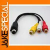 9-Pin S-Video to 3 RCA Cable 27 cm