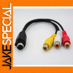 9-Pin S-Video to 3 RCA Cable 27 cm