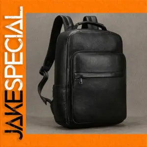 Luufan 8019 Genuine Leather Laptop Backpack