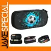Soccer Themed Leather Pencil Case