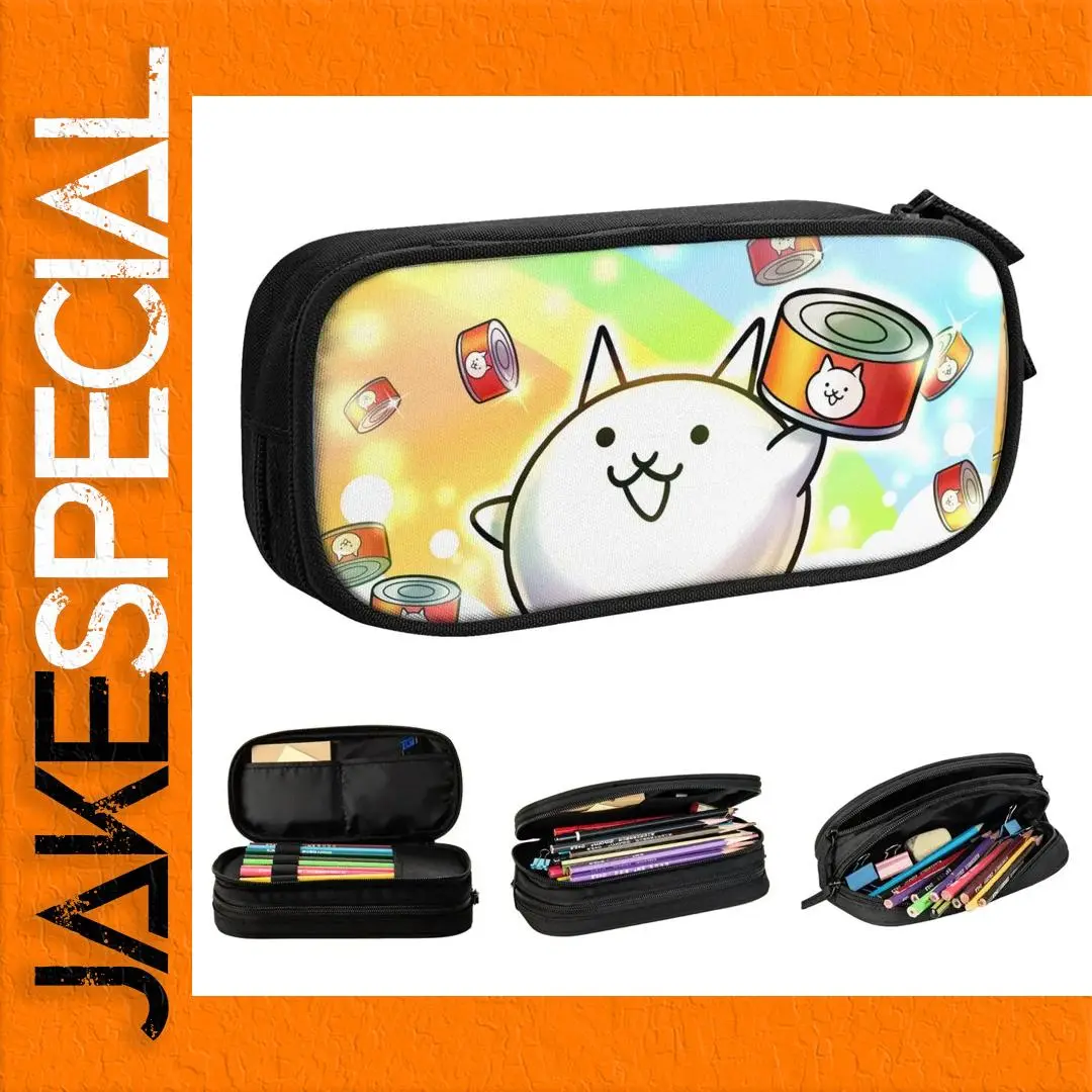 Cartoon Cat Pencil Case for Creative Supplies 1 Cartoon Cat Pencil Case for Creative Supplies