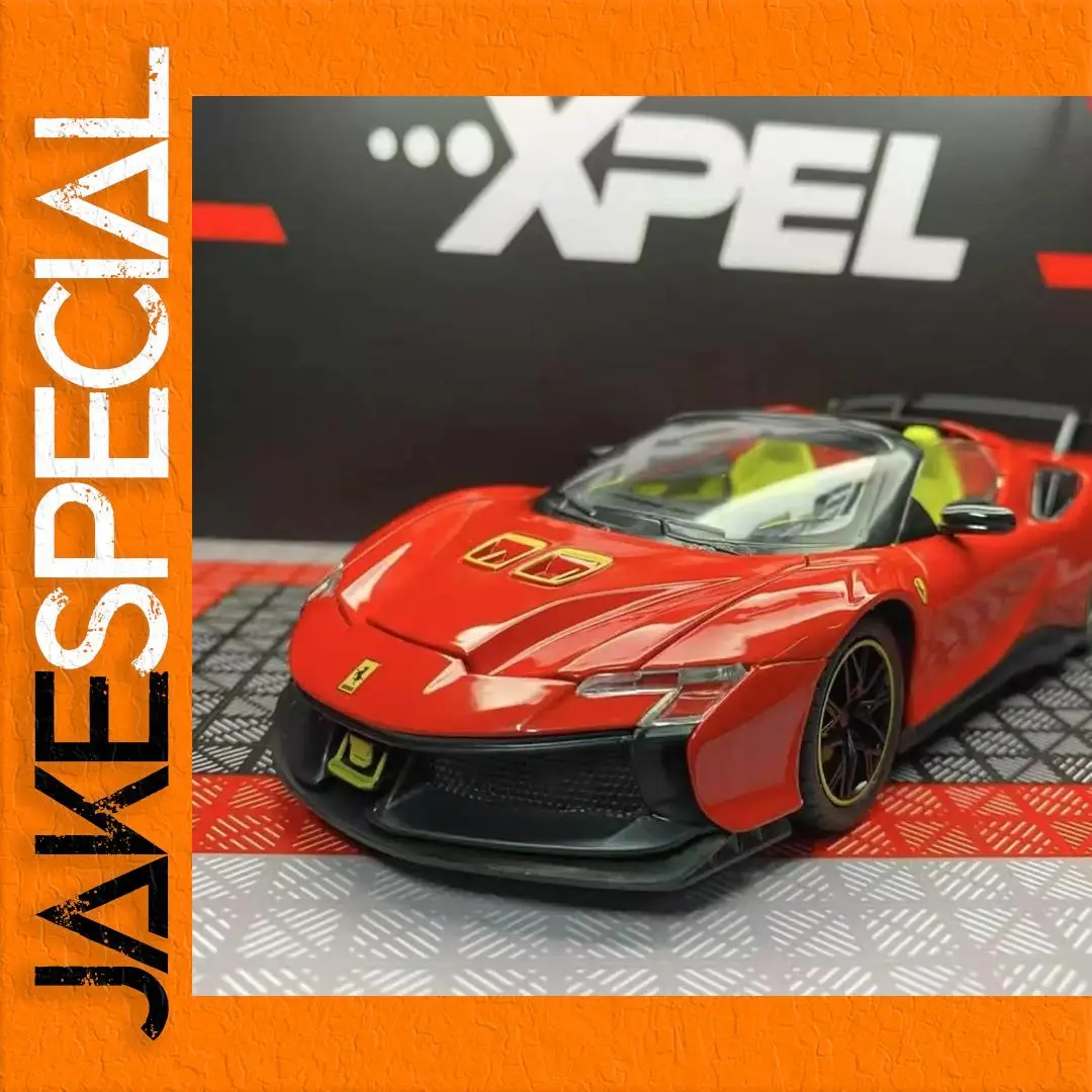 1:24 Diecast Ferrari SF90XX Model with Lights 1 1:24 Diecast Ferrari SF90XX Model with Lights