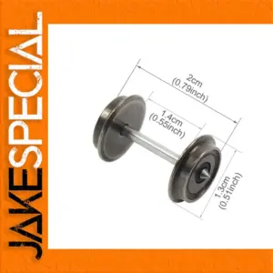 HO Scale Model Train Wheels Set of Two