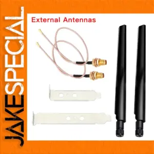 Mini PCI-E WiFi Antenna Set 2x6Dbi 16cm