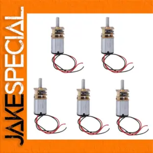 5Pcs DC 5V Mini Micro Gear Motors 60 RPM