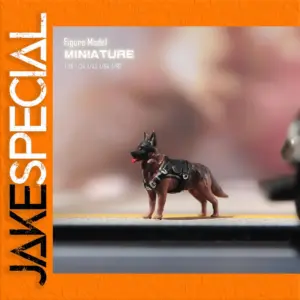 Miniature German Shepherd Resin Model in Scales