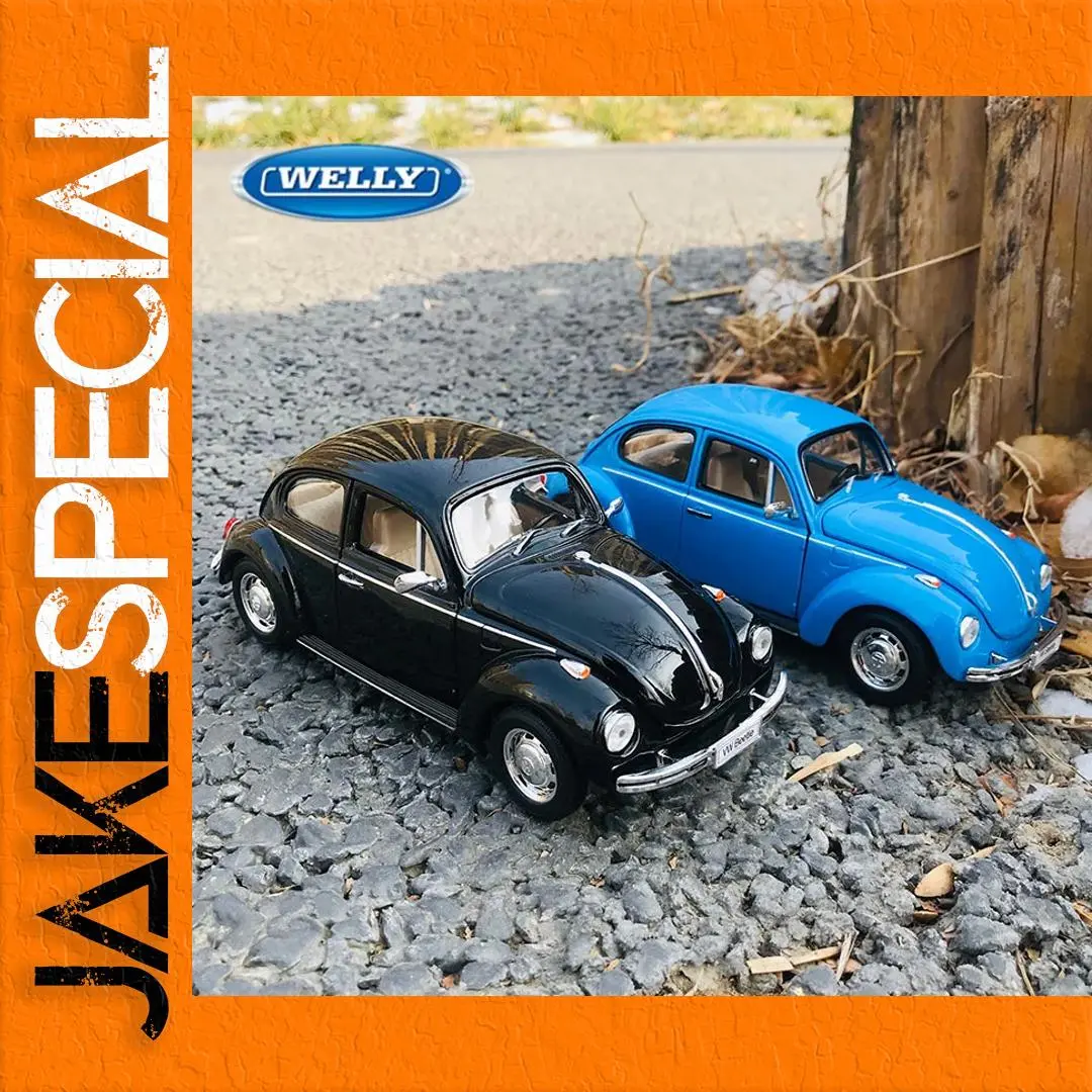 WELLY 1:24 Volkswagen Beetle Diecast Model Car 1 WELLY 1:24 Volkswagen Beetle Diecast Model Car