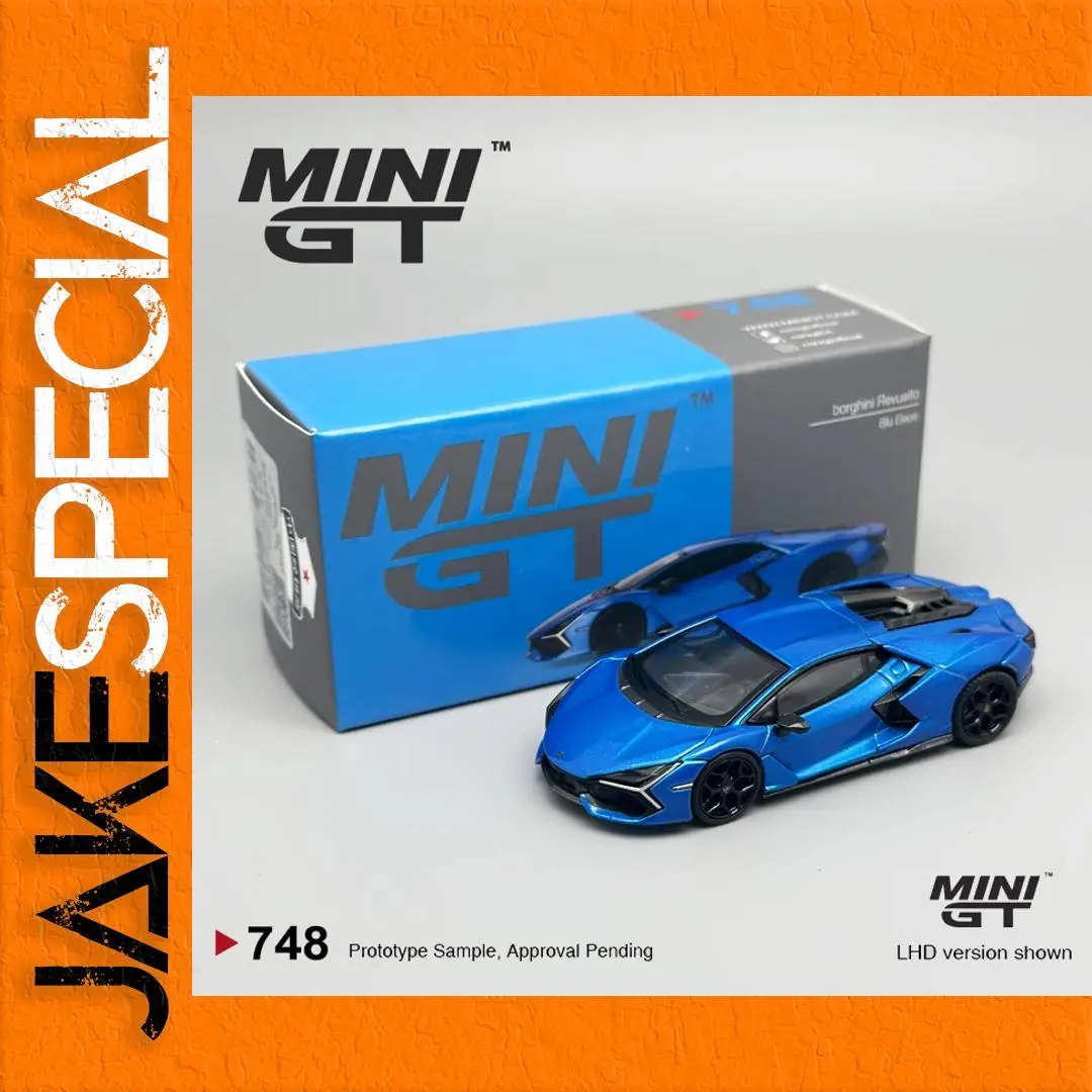 Lamborghini Revuelto 1:64 Diecast Model in Blue 1 Lamborghini Revuelto 1:64 Diecast Model in Blue