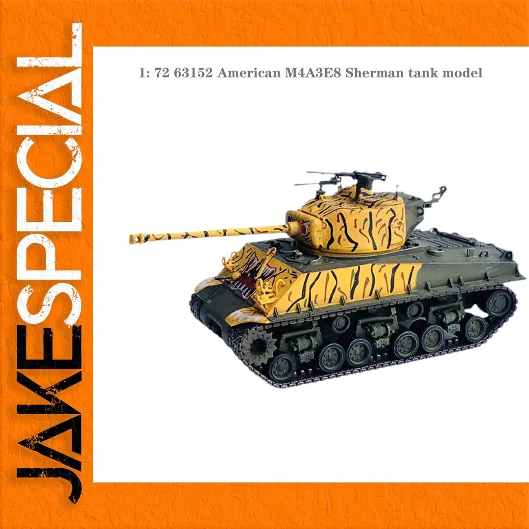 1:72 Scale M4A3E8 Sherman Tank Model 1 1:72 Scale M4A3E8 Sherman Tank Model