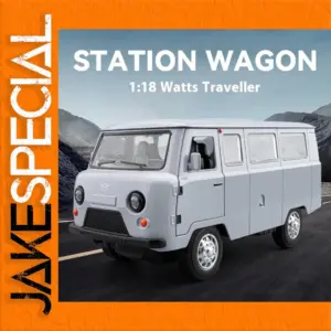 Large Alloy Die-Cast UAZ 452A Model 1:18 Scale