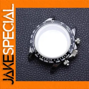 VK63 Movement Elegant Stainless Steel Watch Case