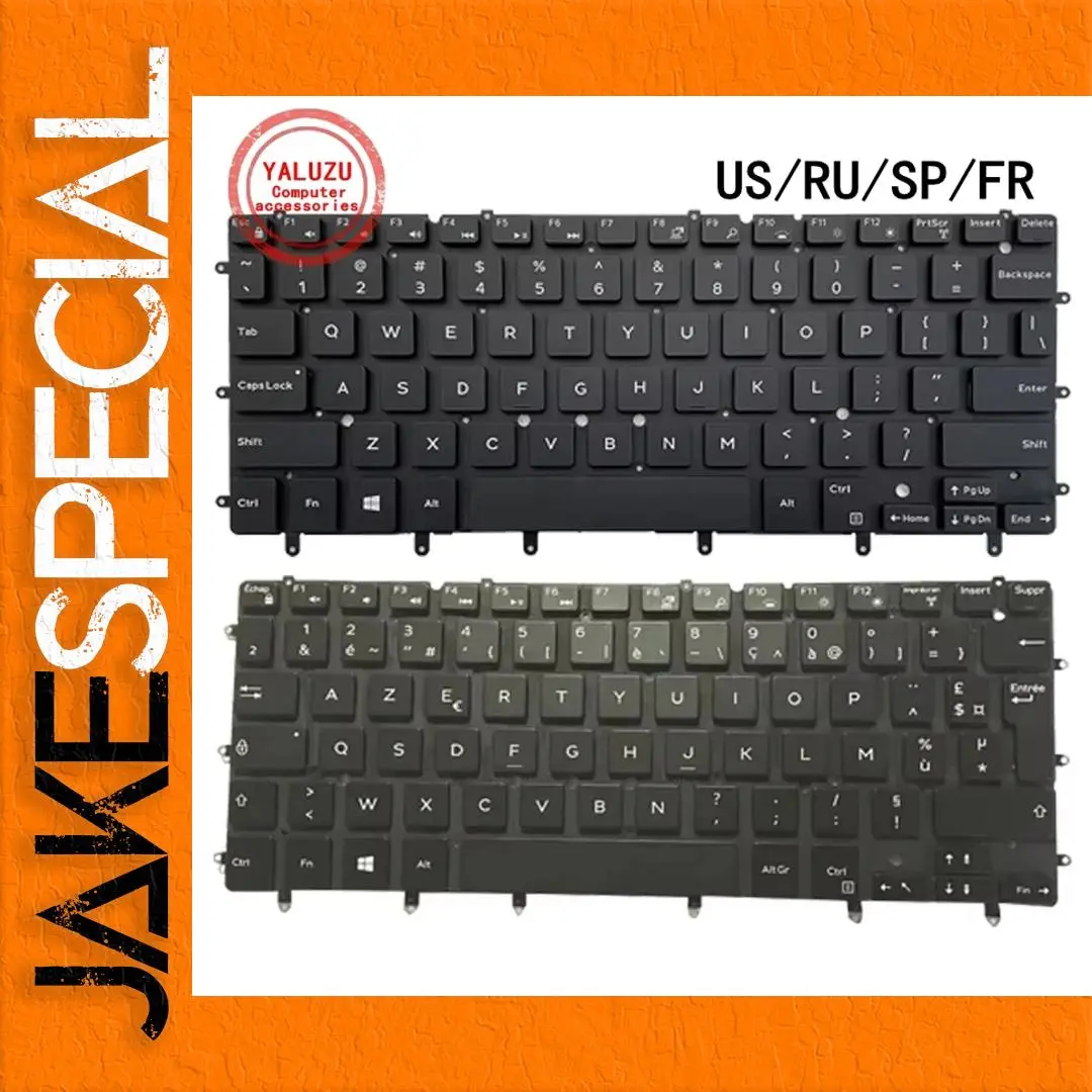 Dell US/RU/SP/FR Laptop Keyboard Replacement 1 Dell US/RU/SP/FR Laptop Keyboard Replacement