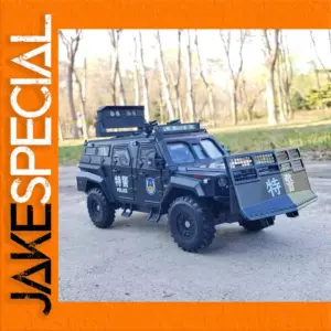 1:24 Scale Armored Car Model with Sound Lights