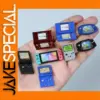 Miniature Gaming Console Collection in Vibrant Colors