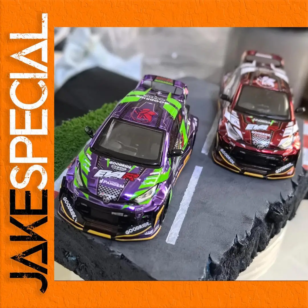 Pandem GR Yaris 1:64 Diecast Model Collectible 1 Pandem GR Yaris 1:64 Diecast Model Collectible