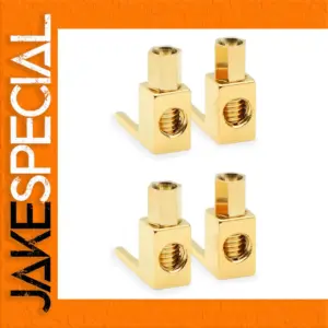 Gold-Plated Spade Banana Plug Adapter Set