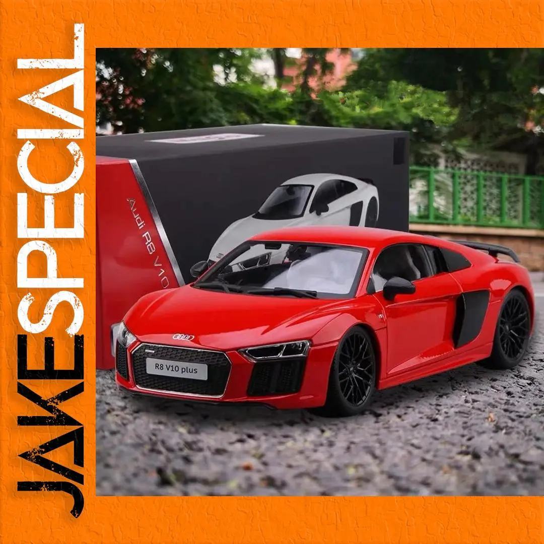 Audi R8 V10 Plus 1:18 Scale Diecast Model 1 Audi R8 V10 Plus 1:18 Scale Diecast Model