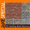 PVC Building Wall Panel for Diorama Projects
