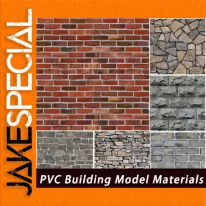 PVC Building Wall Panel for Diorama Projects