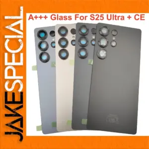 Sleek Matte Glass Back Door Lid for Galaxy S25 Ultra