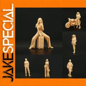 1/64 and 1/43 Scale Miniature Figures Set