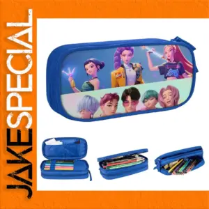 Huntrix Saja Boys Blue Pencil Case