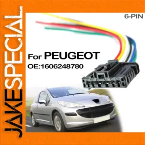 6-Pin Rear Tail Light Connector for Peugeot