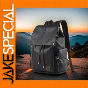 Vintage Leather Backpack for 15.6-inch Laptop