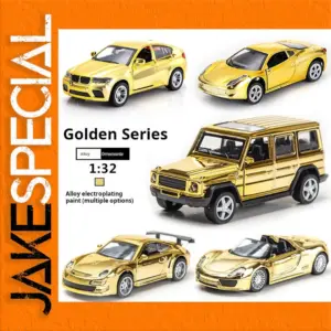 1:32 Scale Electroplated Diecast Car Collection