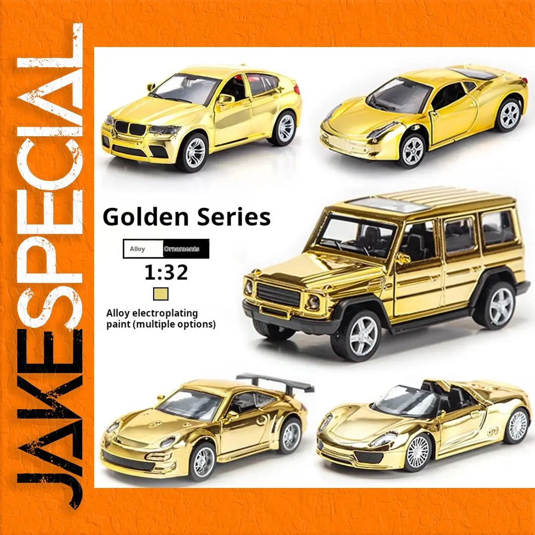 1:32 Scale Electroplated Diecast Car Collection 1 1:32 Scale Electroplated Diecast Car Collection