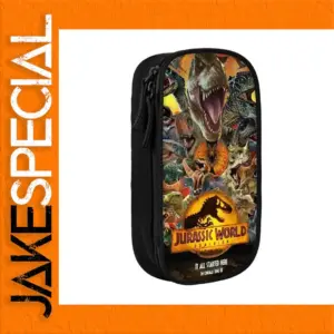 Jurassic World Dinosaur Pencil Case for Students