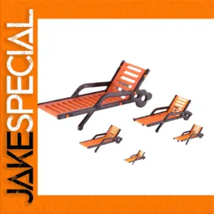 Set of 10 Miniature Beach Chairs in Various Scales