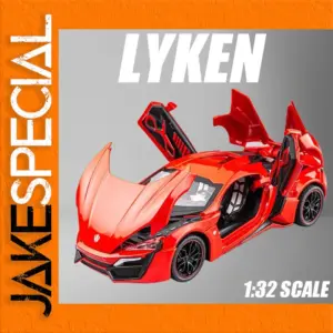 Lyken Hyper Sport 1:32 Diecast Model Red