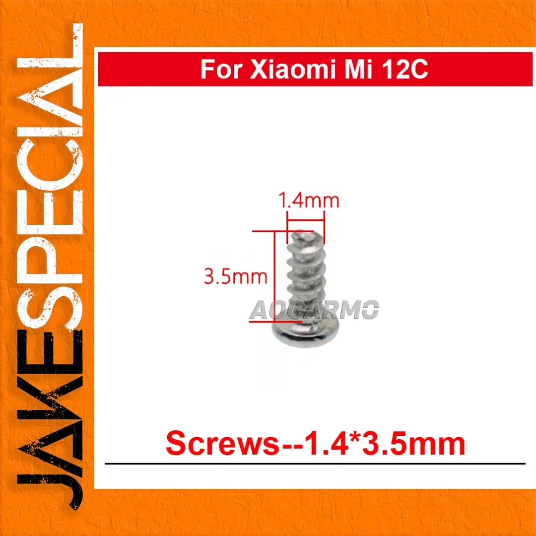 Xiaomi 12C Internal Screw Set - 100 Pieces 1 Xiaomi 12C Internal Screw Set - 100 Pieces