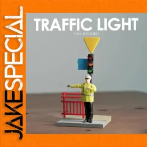 Miniature Traffic Light Police Model 1/64 Scale