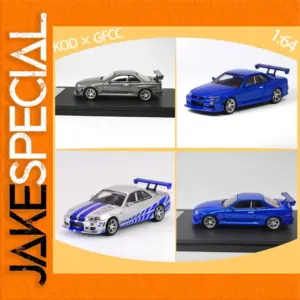 KOD GFCC 1/64 Scale Skyline GT-R R34 Model